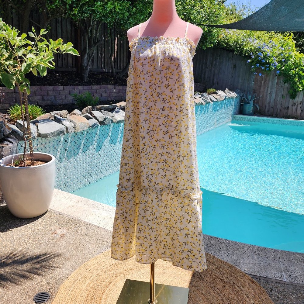 Floral Sundress With smocked trim